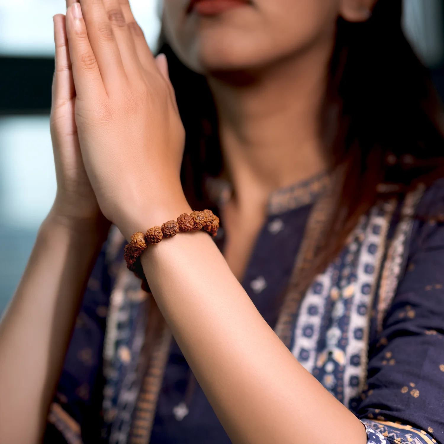 5 Mukhi Rudraksha Bracelet - Image 4